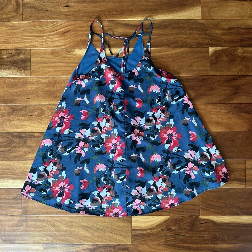 BP. Blue Floral Flowy Summer Dress size Small - Picture 4 of 4